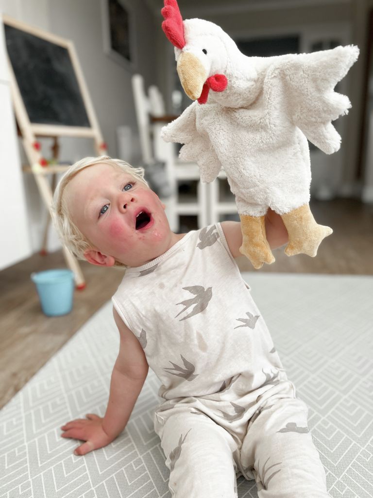 Senger Handspielpuppe Huhn