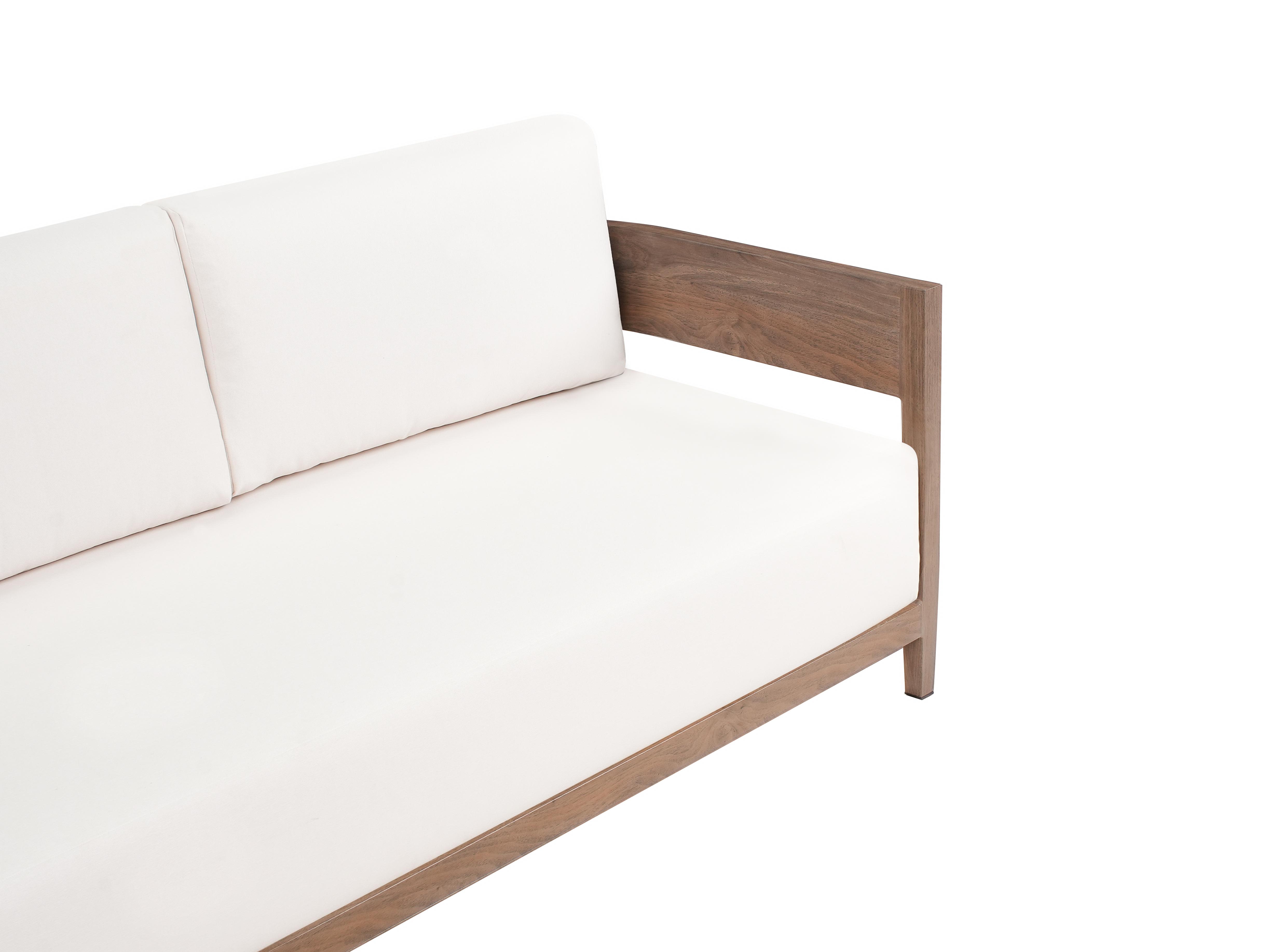 Tuin loungebank 3-zits SAMPIERI Metaal Bruin