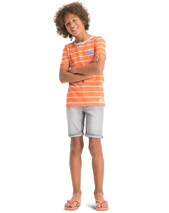 Jeans-Bermudas CHARLIE in light grey