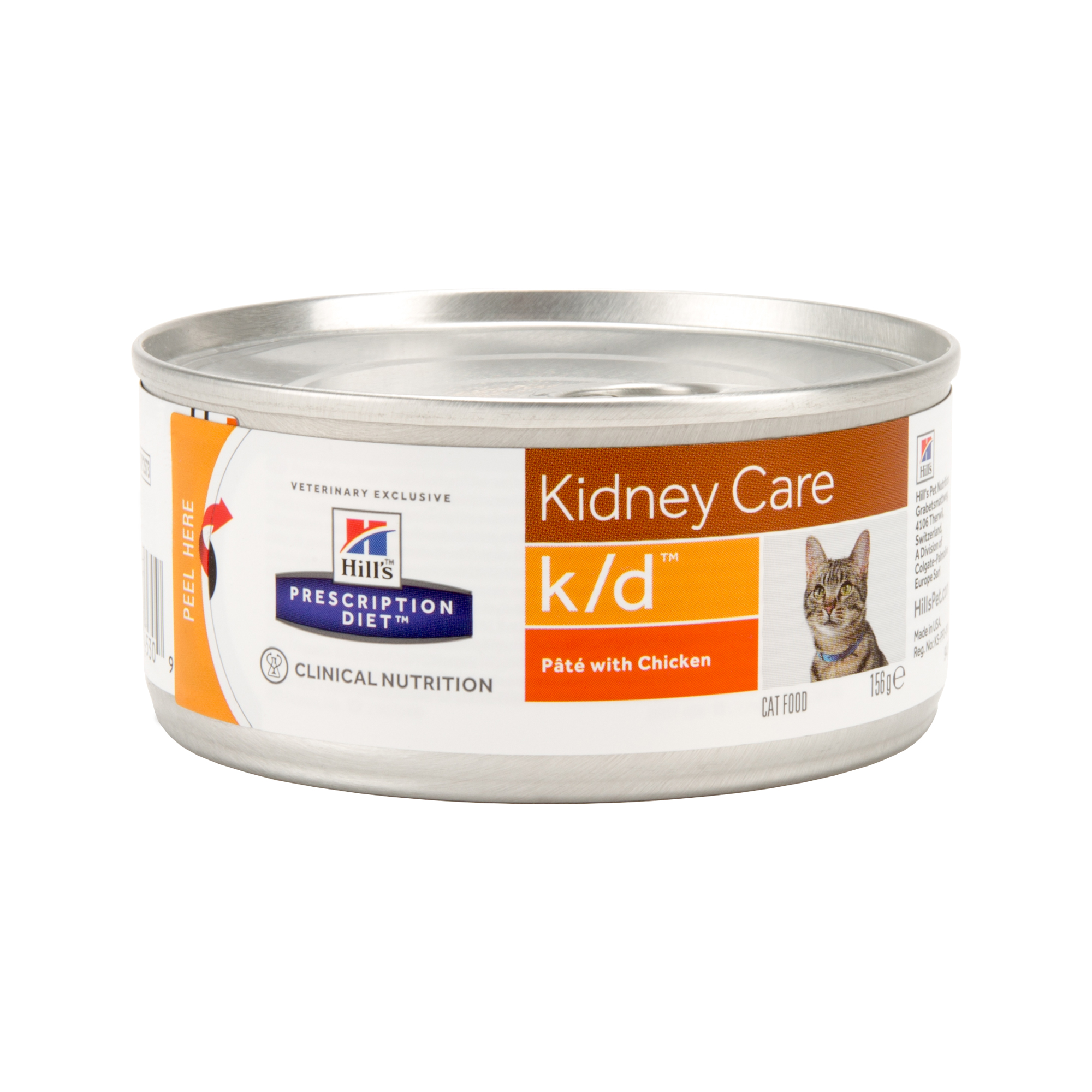Hill's k/d Kidney Care - Prescription Diet - Feline - Blik - Kip