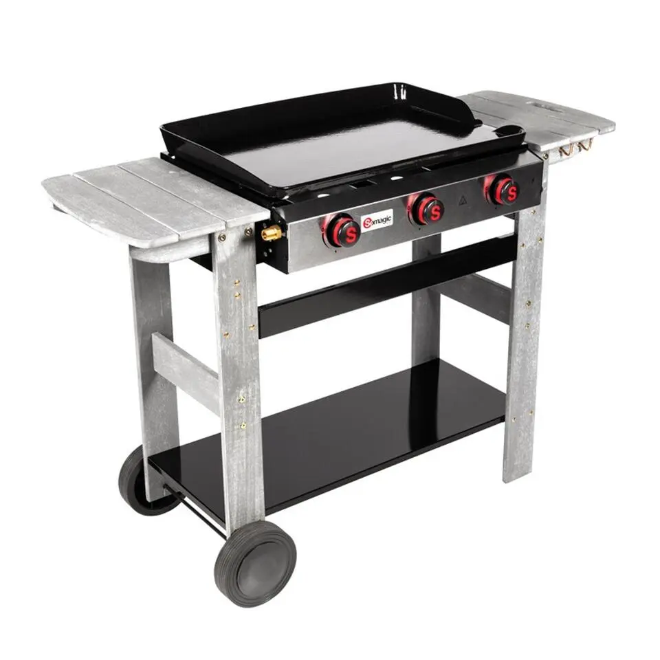 Somagic Plancha - Grijs - 120.5 x 49.5 x 87cm