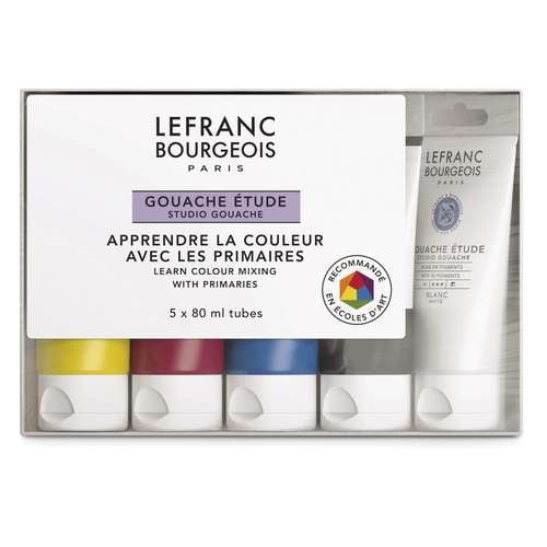 LEFRANC & BOURGEOIS Studio Gouache Primärfarben Set