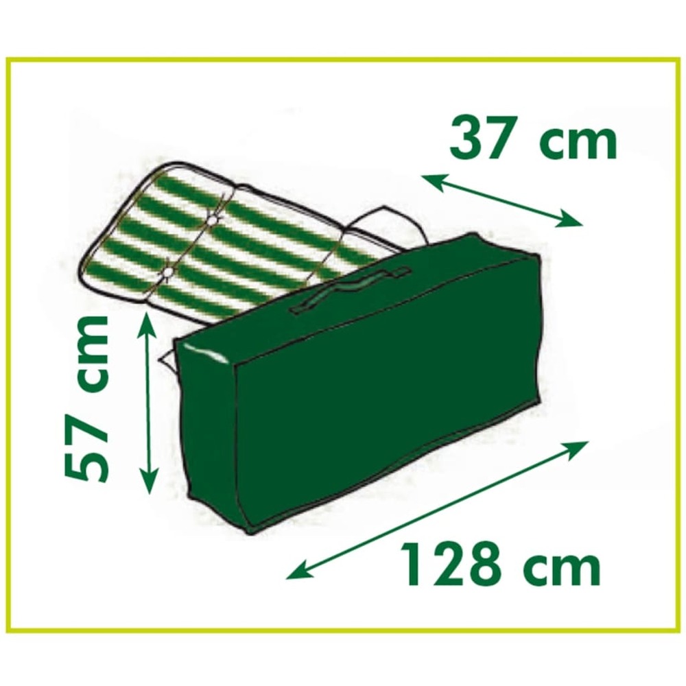 Housse de protection pour coussins d'extérieur 128x57x37 cm
