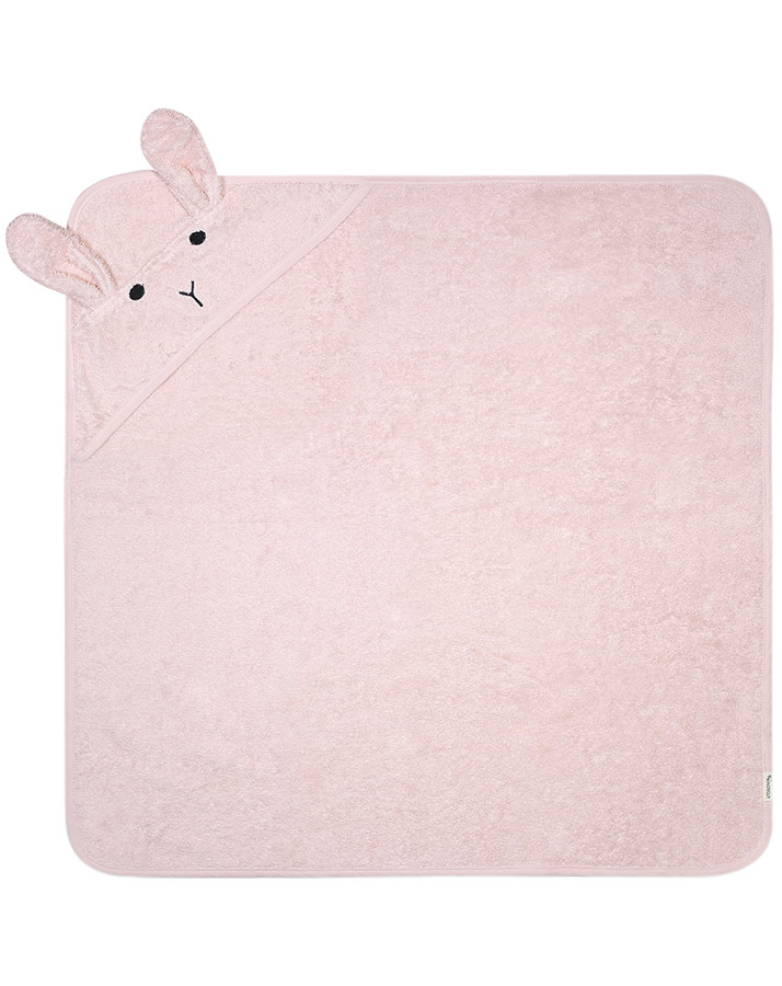 Kapuzenhandtuch HASE (76x76) in rosa