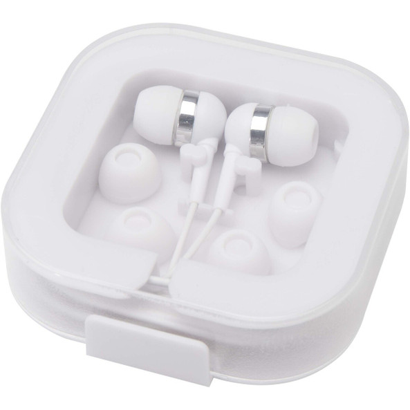 PF Concept 124437 - Écouteurs filaires type C Dofida avec étui de rangement en plastique recyclé