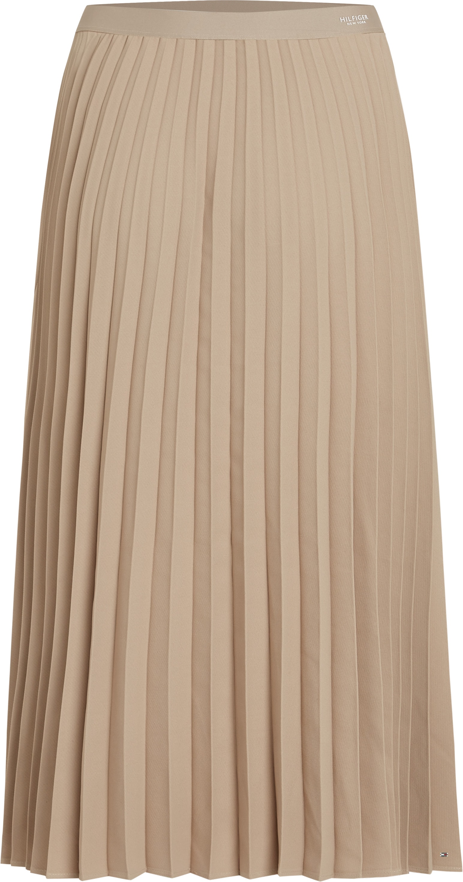 Tommy Hilfiger Plisseerock »FLUID PLEATED PULL ON MIDI SKIRT« mit rundum Falten