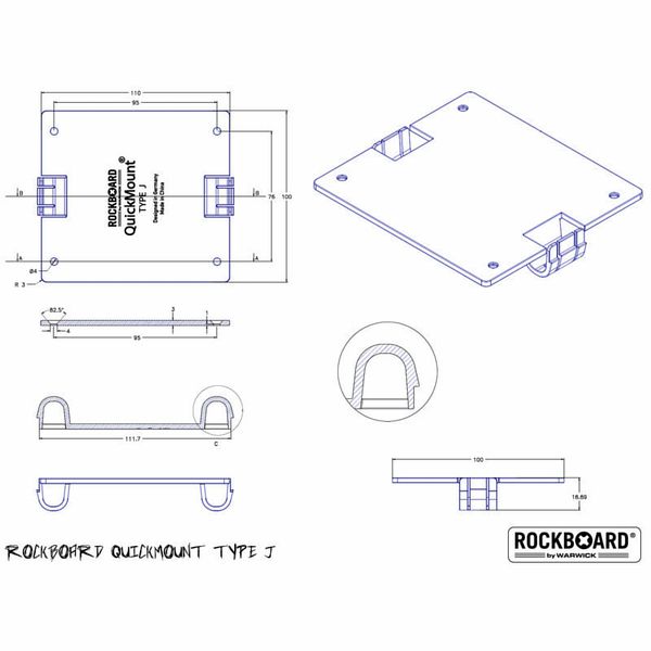 Rockboard Quick Mount Type J