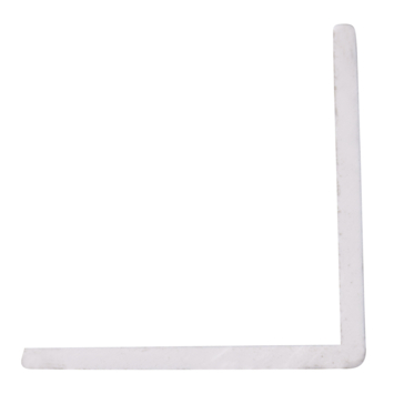 Hoekprofiel kunststof wit 15x15 mm 260 cm