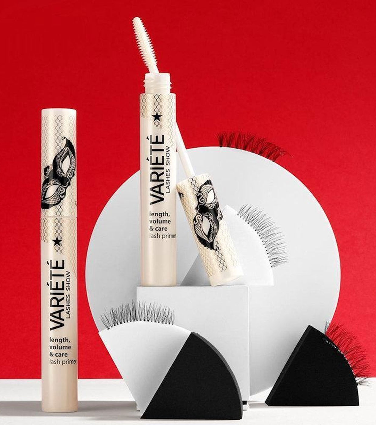 Eveline Cosmetics - Primer comprimento, volume e cuidado para cílios Variété Lashes Show