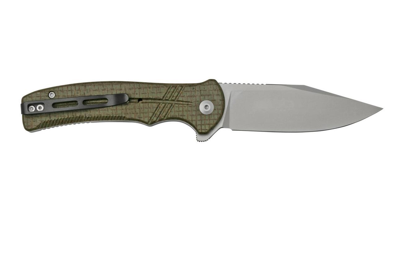 Civivi Cogent C20038D-5 Green Micarta Coarse, zakmes