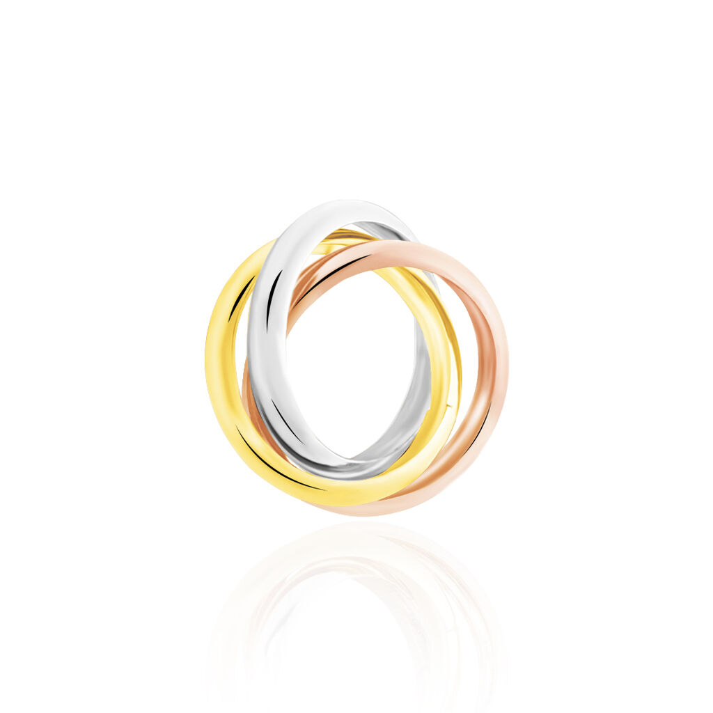 Pendentif Ferdinanda Entrelace Or Tricolore