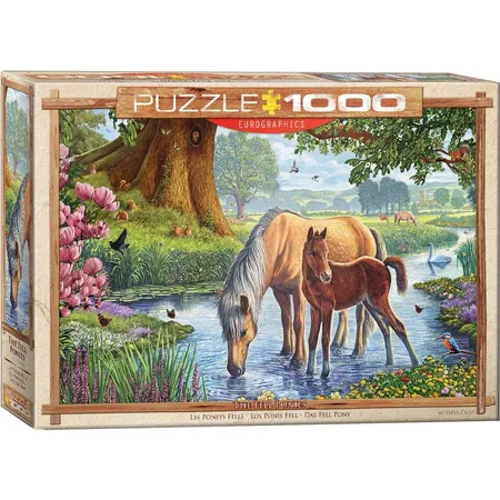 Eurographics Fell Ponies von Steve Crisp, 1000 Teile