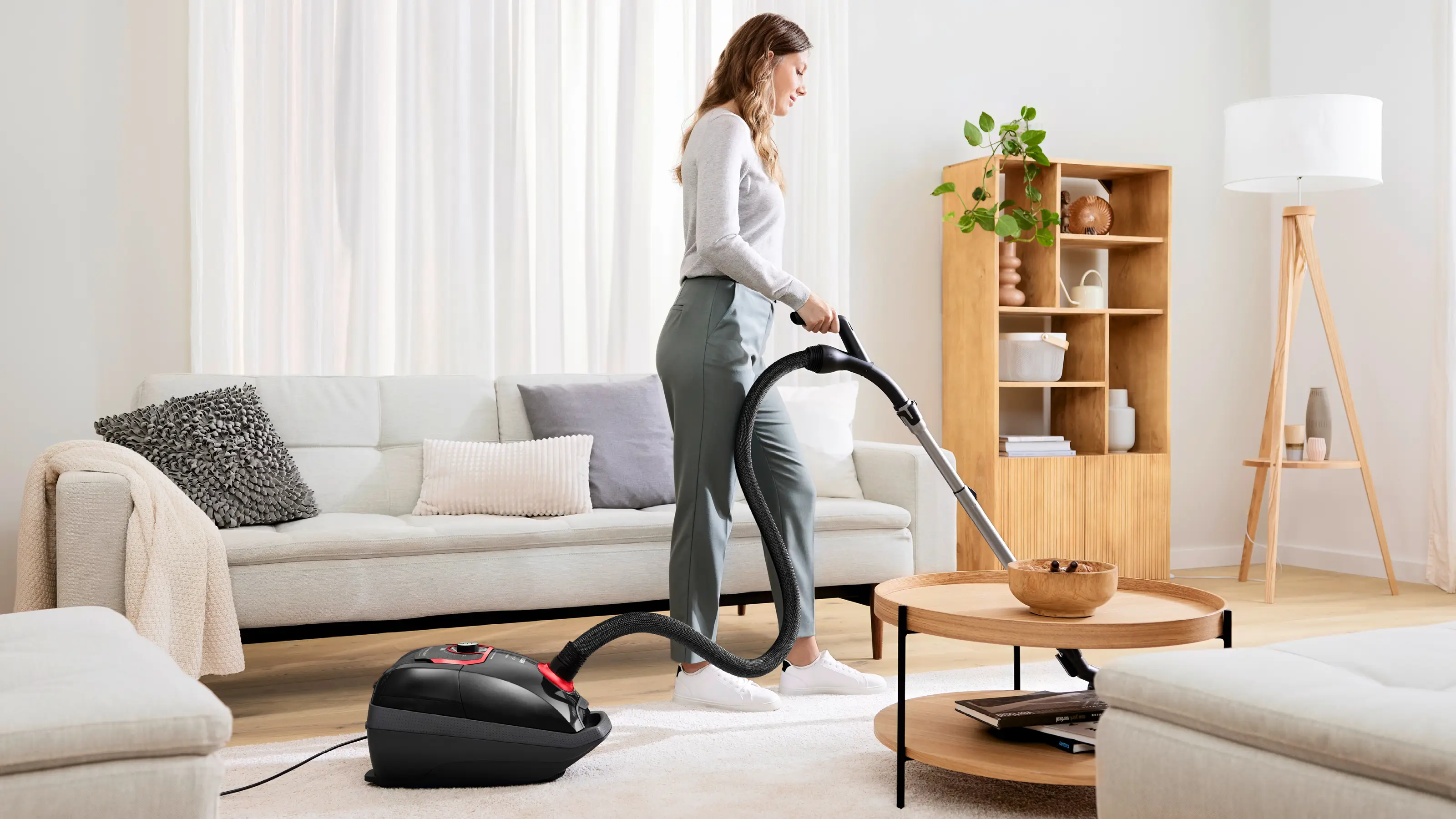 Serie 8 Stofzuiger met zak ProPower Zwart