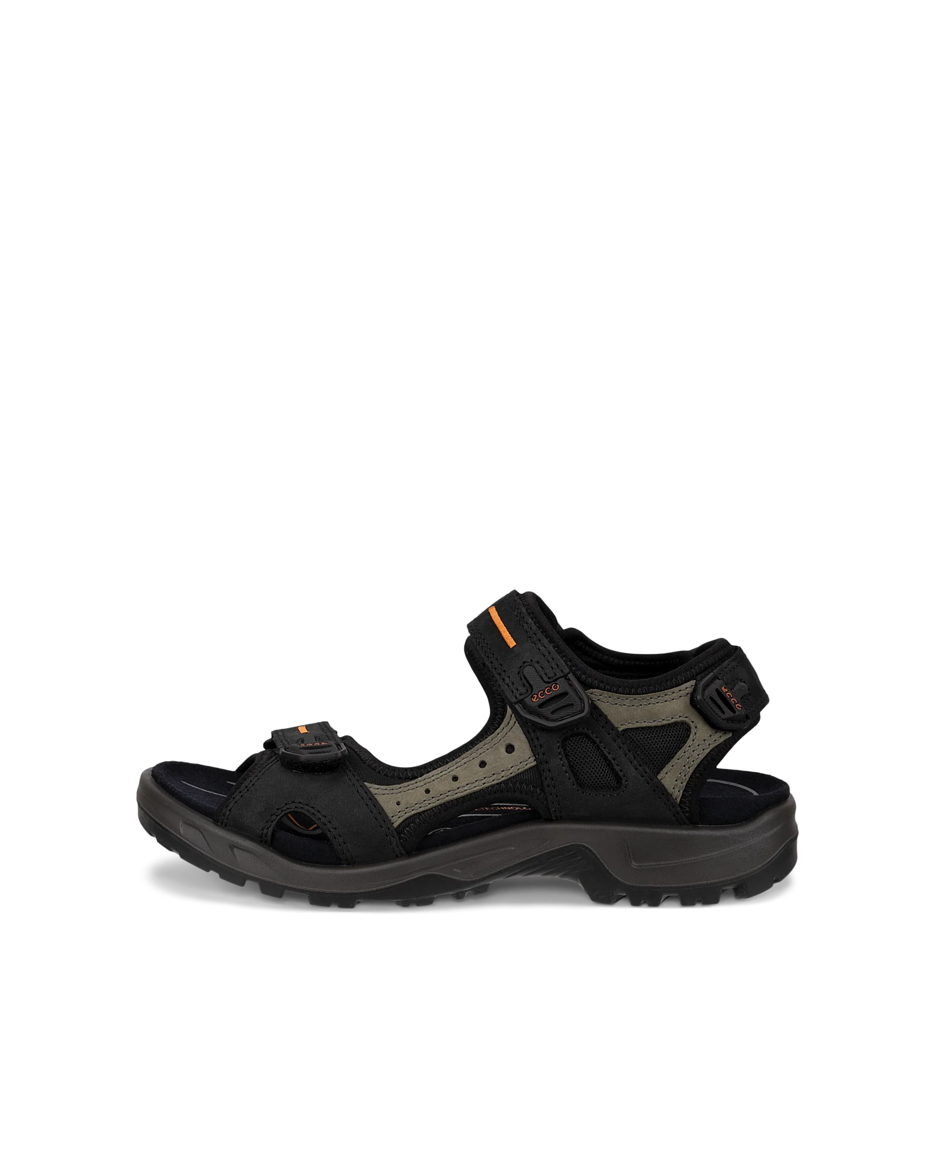 ECCO OFFROAD Herren Trekkingsandale aus Nubukleder Schwarz