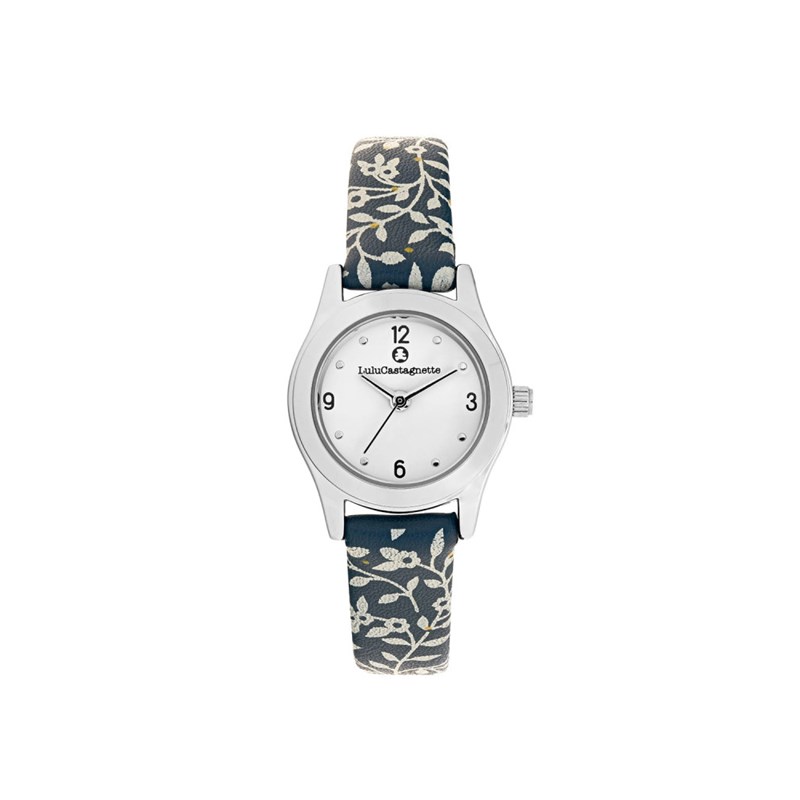 Montre fille analogique Lulu Castagnette - Bracelet cuir - Leaf