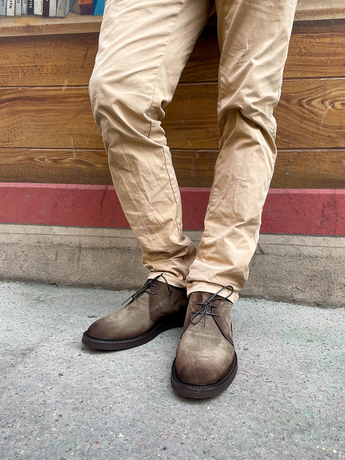 OFFICINE CREATIVE - BOOTS HOPKINS FLEX 202 KHAKI