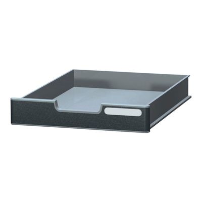 Exacompta Modulo Ecoblack - Tiroir avec fronton normal noir/gris souris