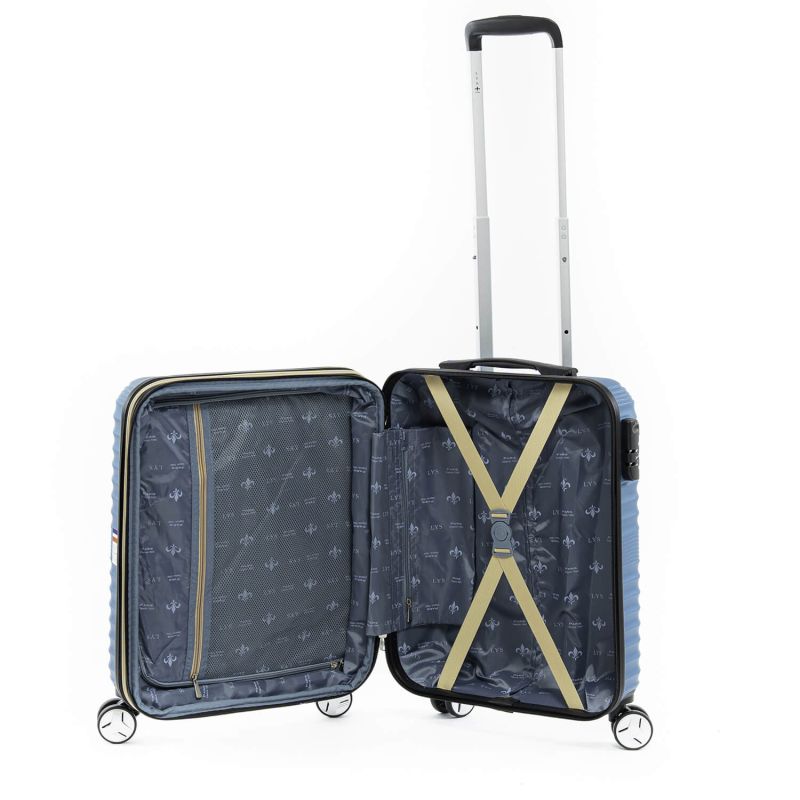 Lot de 2 valises cabine et underseater + vanity rigides 323 55, 45 et 35 cm Bleu