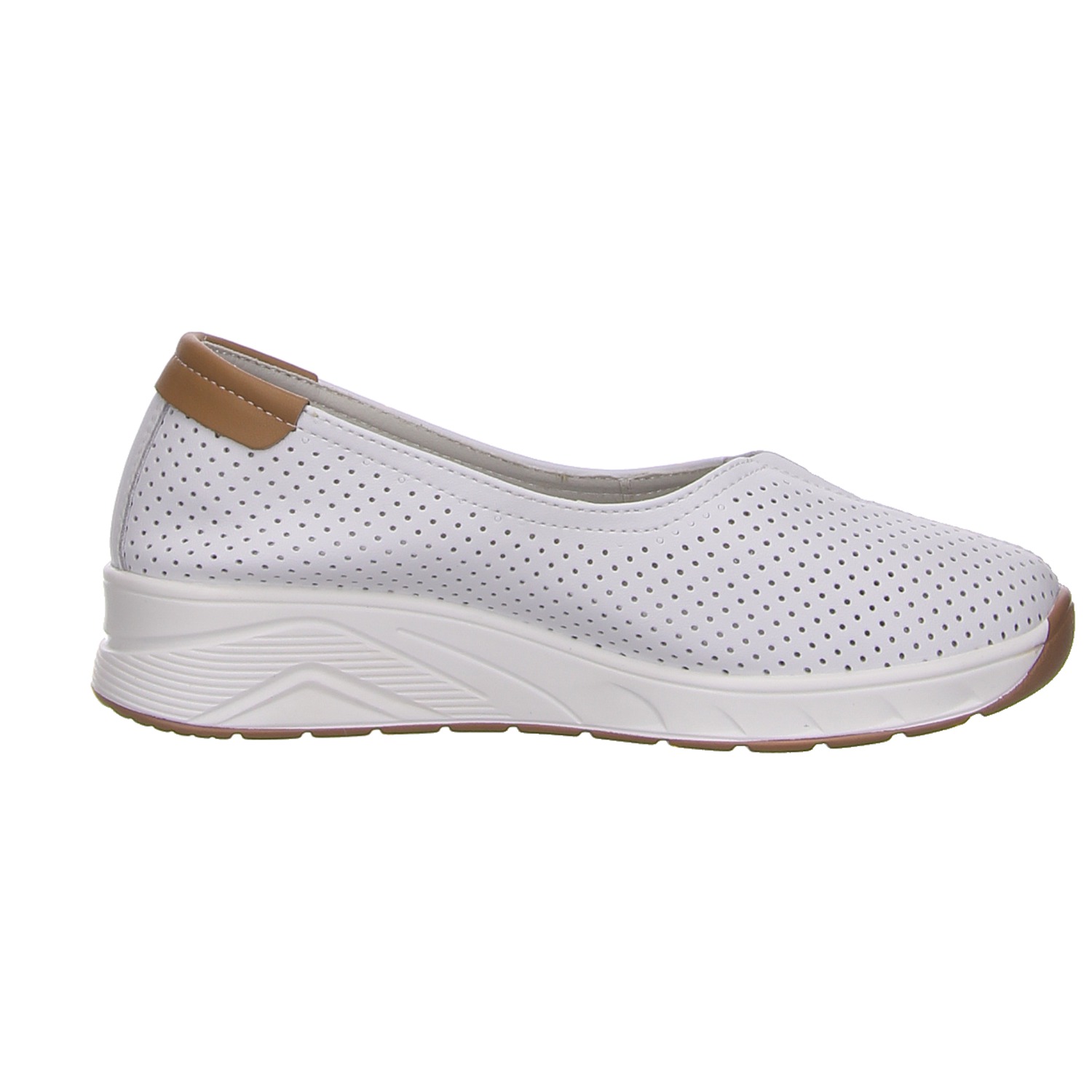 HBH Damen Slipper weiß weiss/weiss kombi