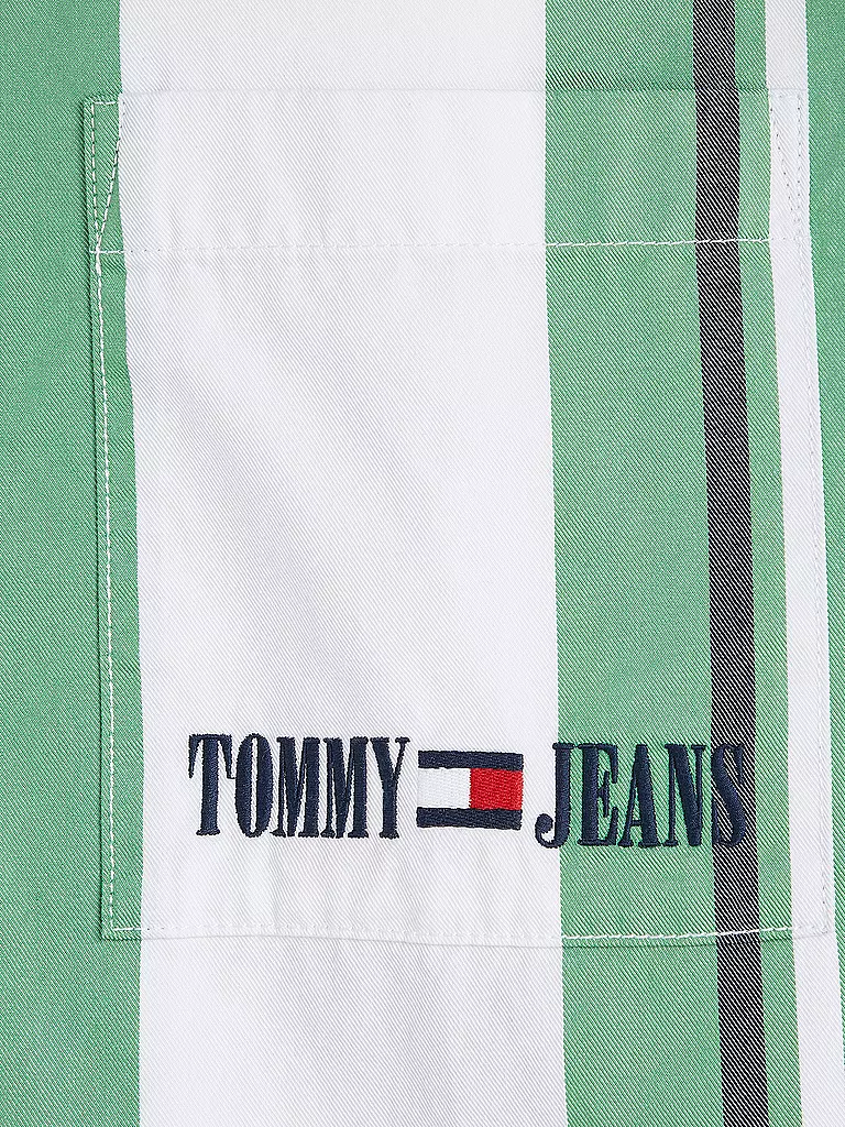 TOMMY JEANS Hemd grün