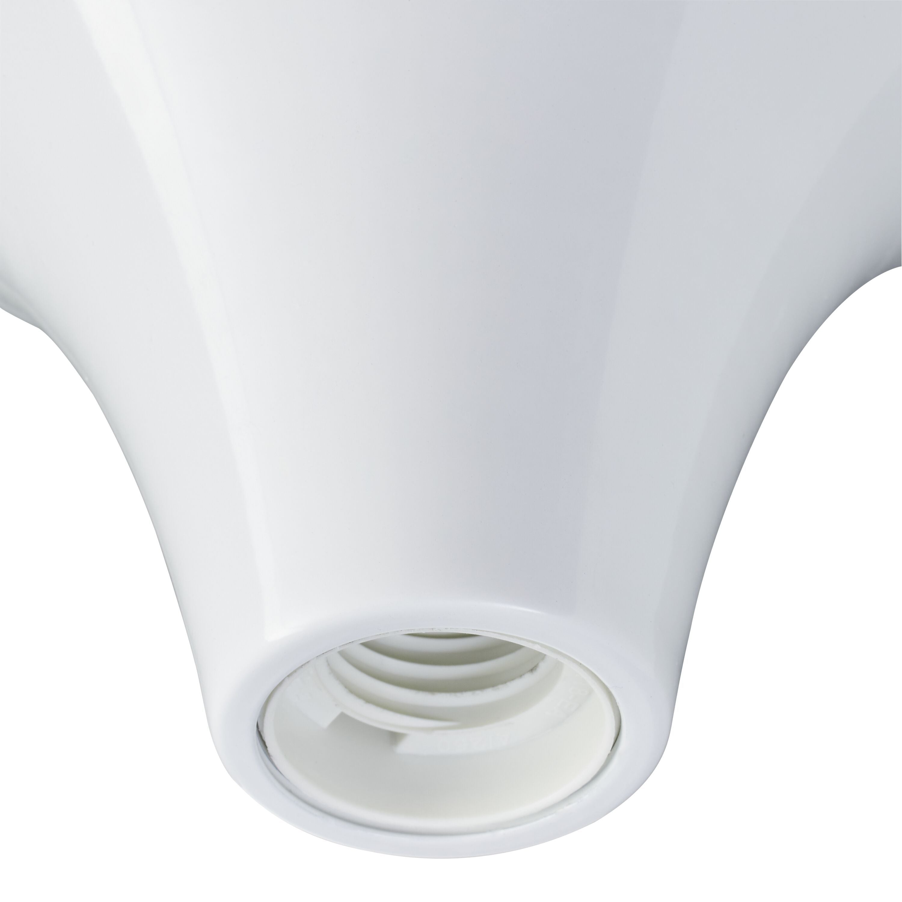 THEO Wand- / Deckenleuchte - Weiss / H: 10.0 cm x D: 14.0 cm