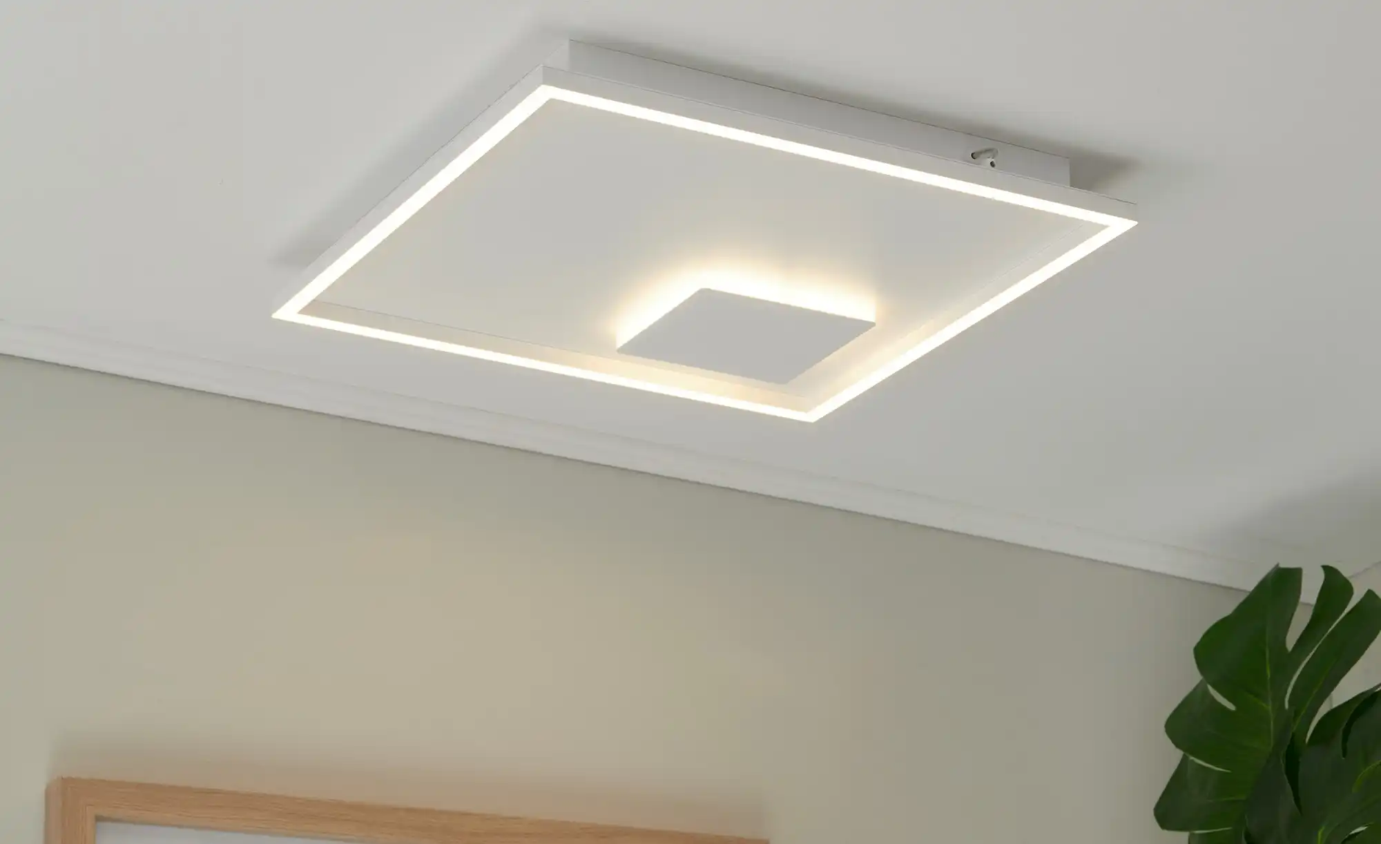 KHG LED-Deckenleuchte weiß, ´quadrat, groß´