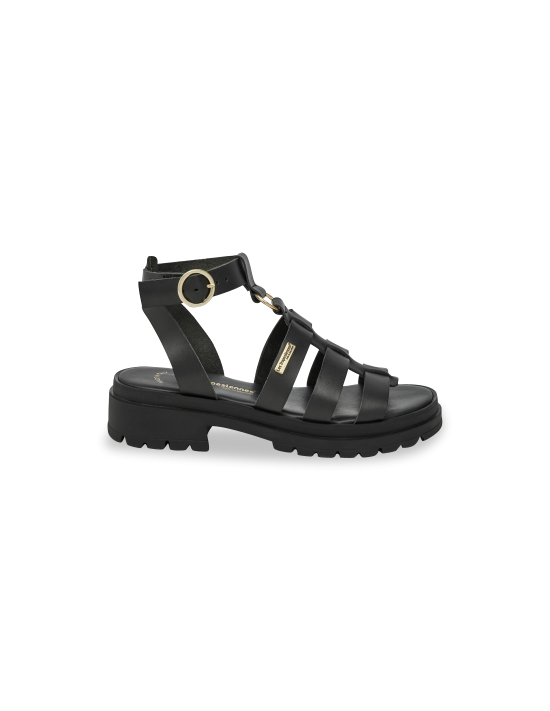 Les tropeziennes par M.Belarbi Sandales à talons Femme Tobo Cuir Noir