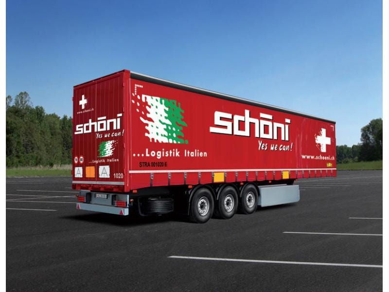Italeri Bausatz Trailer Schöni 1:24 Kunststoff Modellbausatz