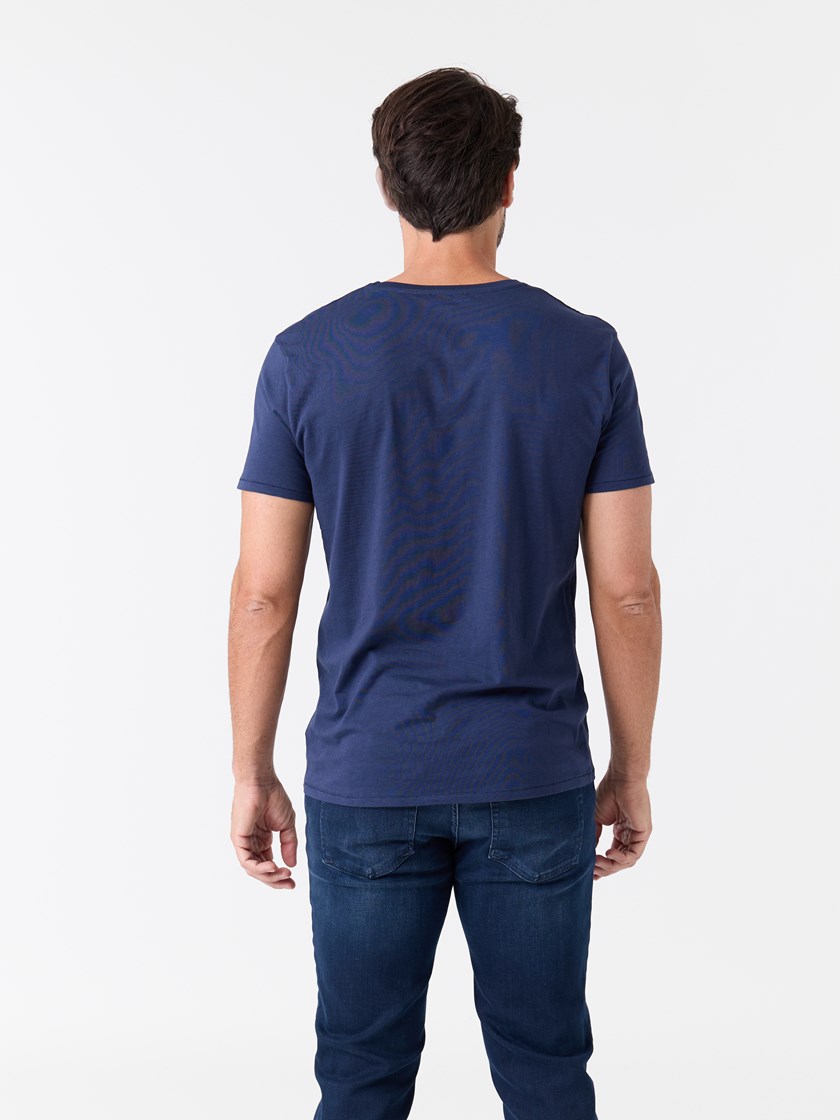 Rizzo v-hals t-skjorte Dress Blues