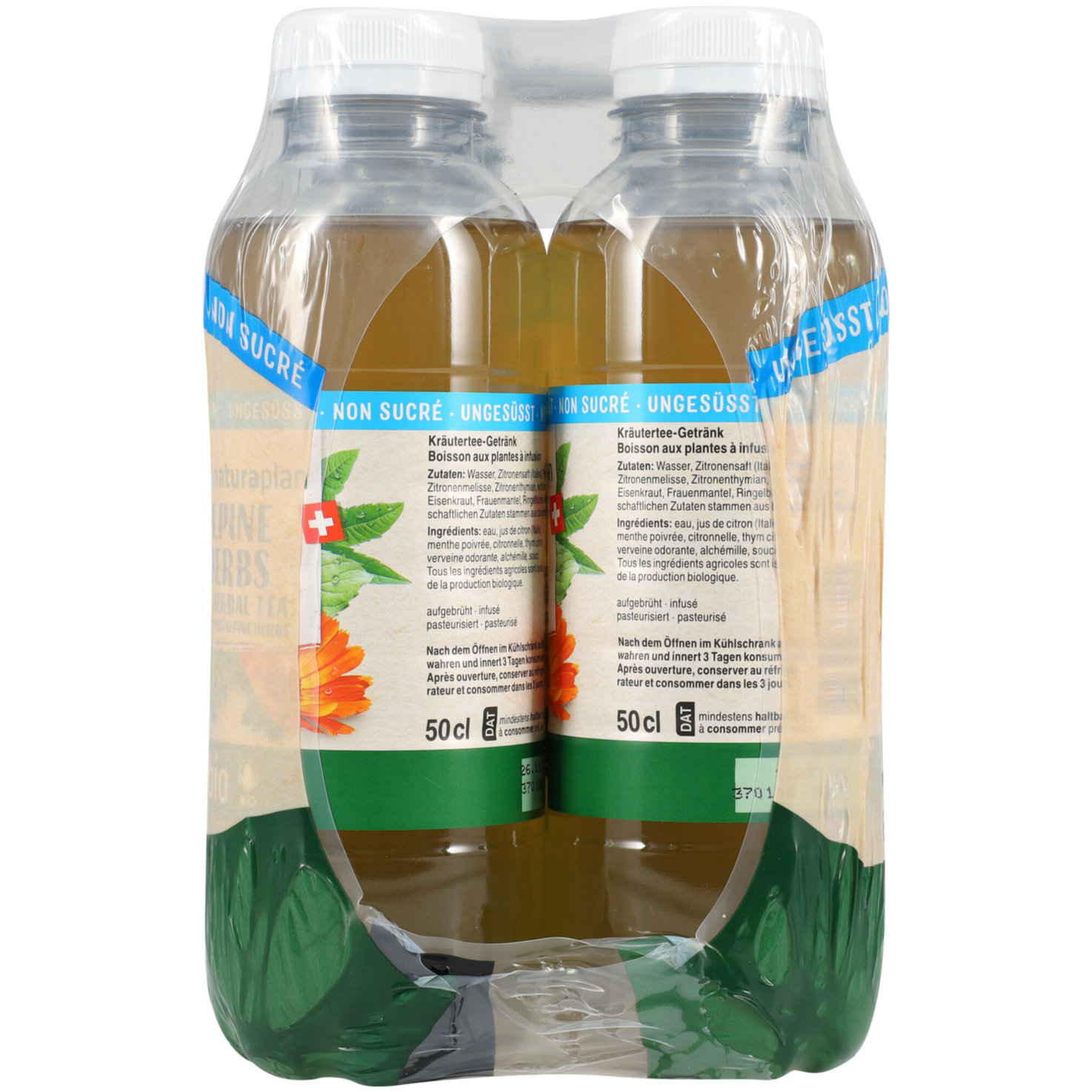 Naturaplan Organic ungesüsst Alpen Herb Ice Tea 6x50cl -300cl