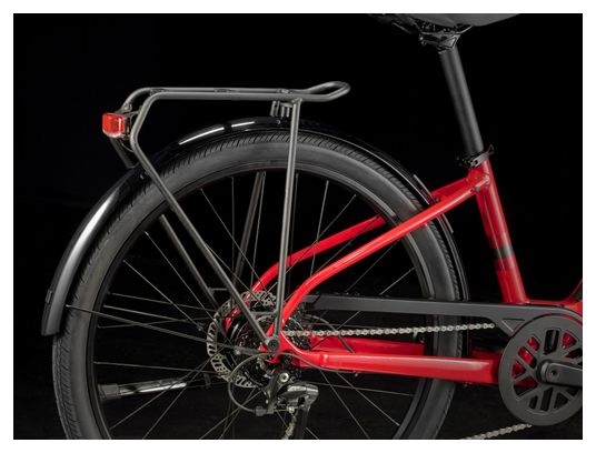 Vélo de Ville Électrique Trek Verve  1 Lowstep LT 250Wh Shimano Acera 8V Rouge 2024