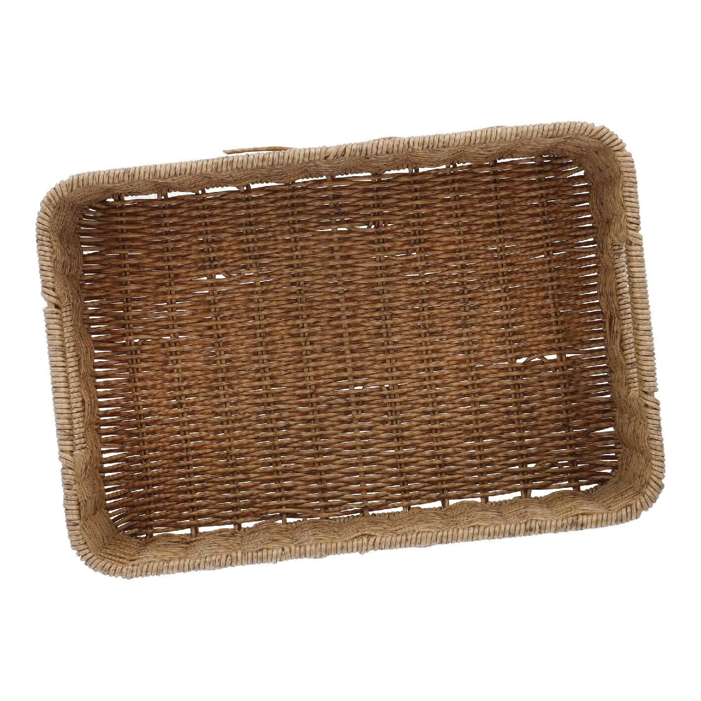 Korb Rattanoptik, eckig, 31 x 21 cm
