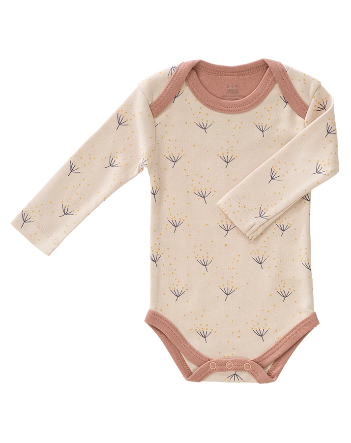 Langarm-Body DANDELION in softrose