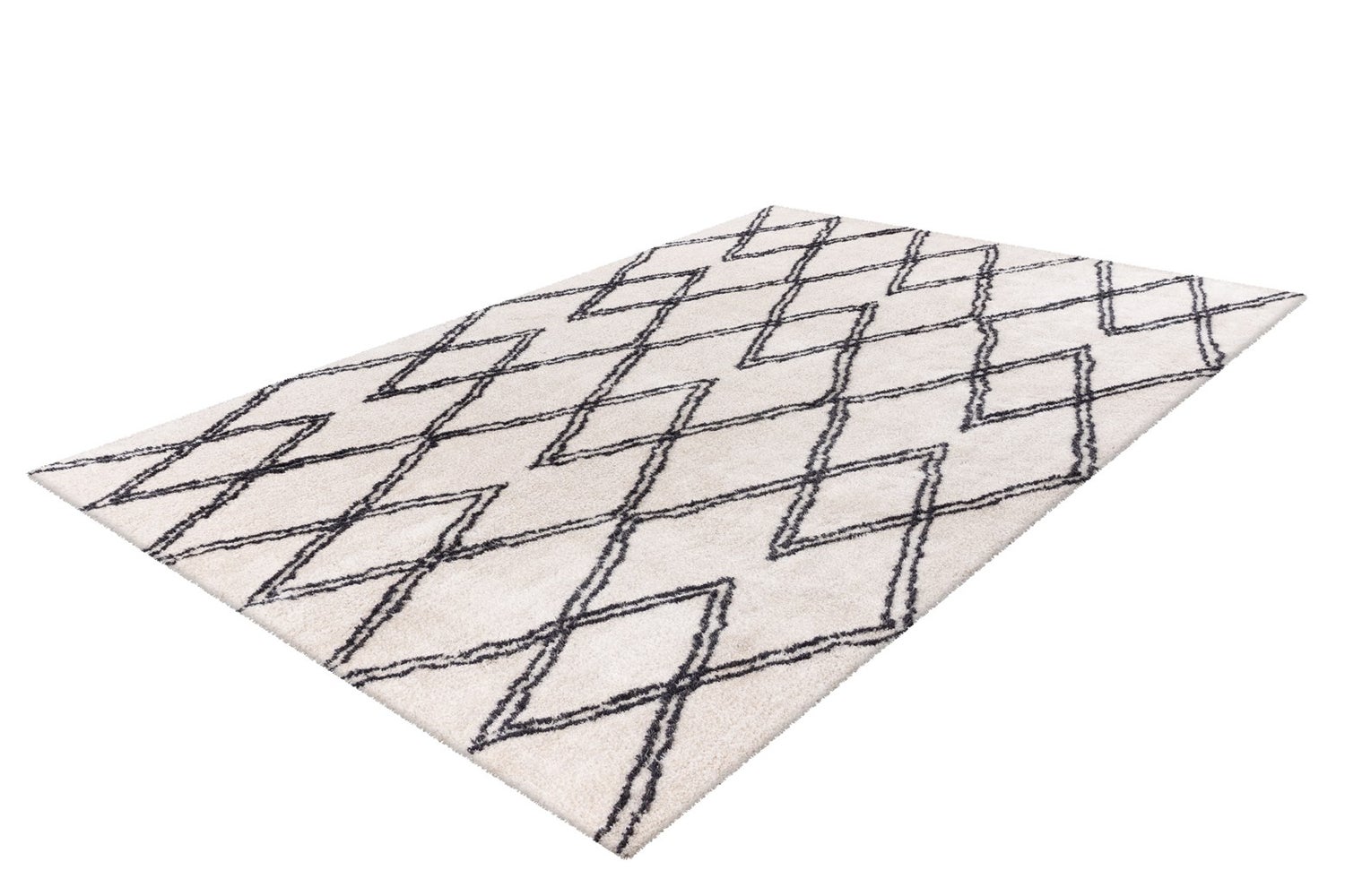 Hoogpolig tapijt Oasisic Ivory 25 mm Modern 120 x 170 cm