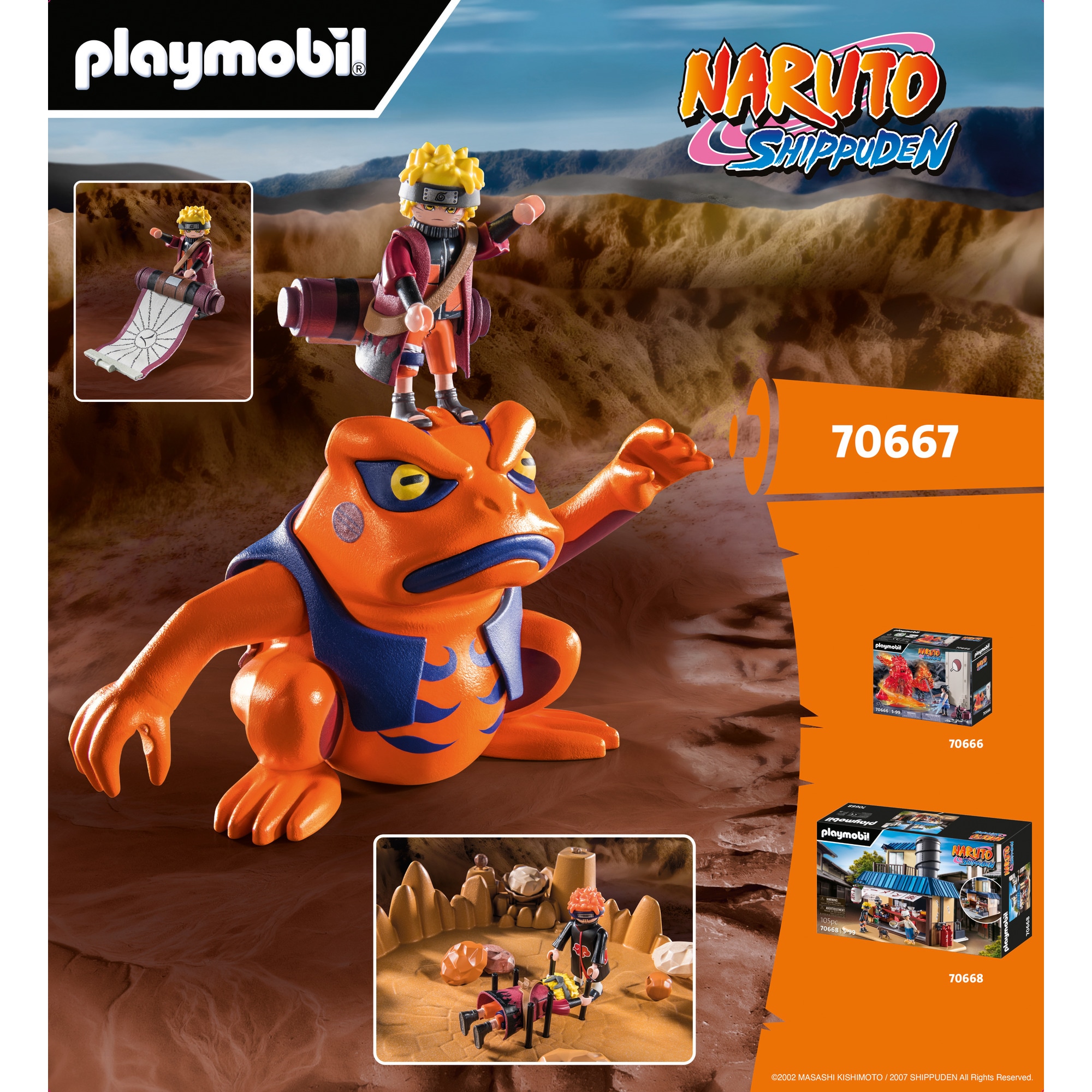 PLAYMOBIL Konstruktionsspielzeug Naruto Shippuden Naruto vs. Pain