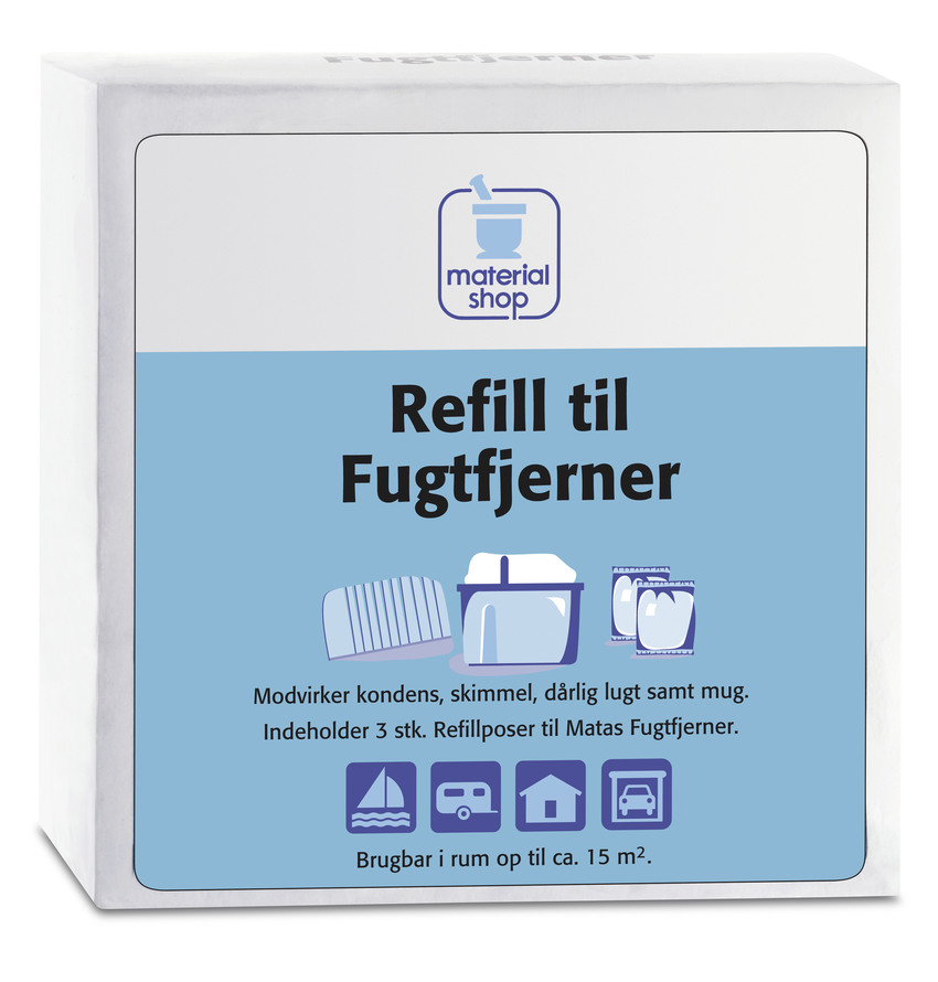 Matas Material Fugtfjerner Refill 3 x 450 g
