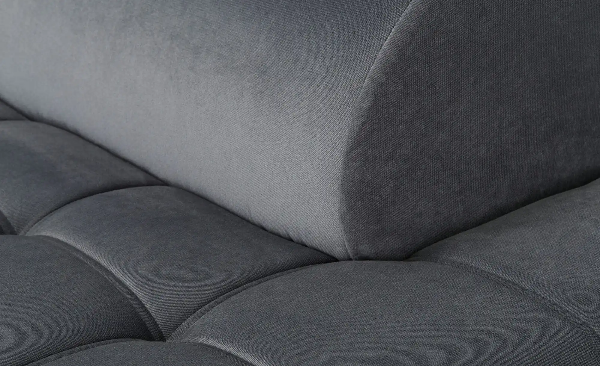 uno Ecksofa aus Mikrofaser Carrara