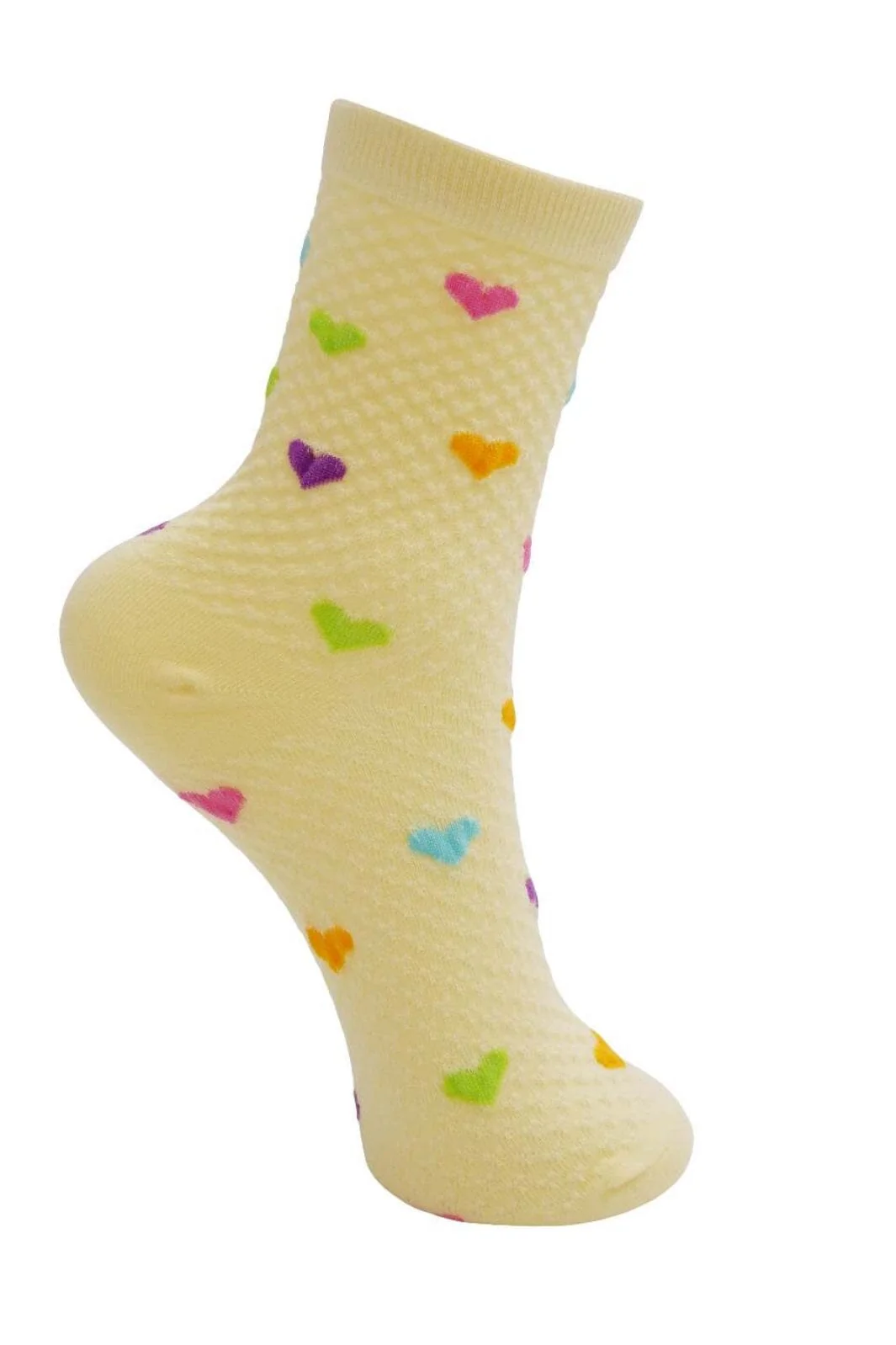 Black Colour Bcfinja Heart Sock 4344