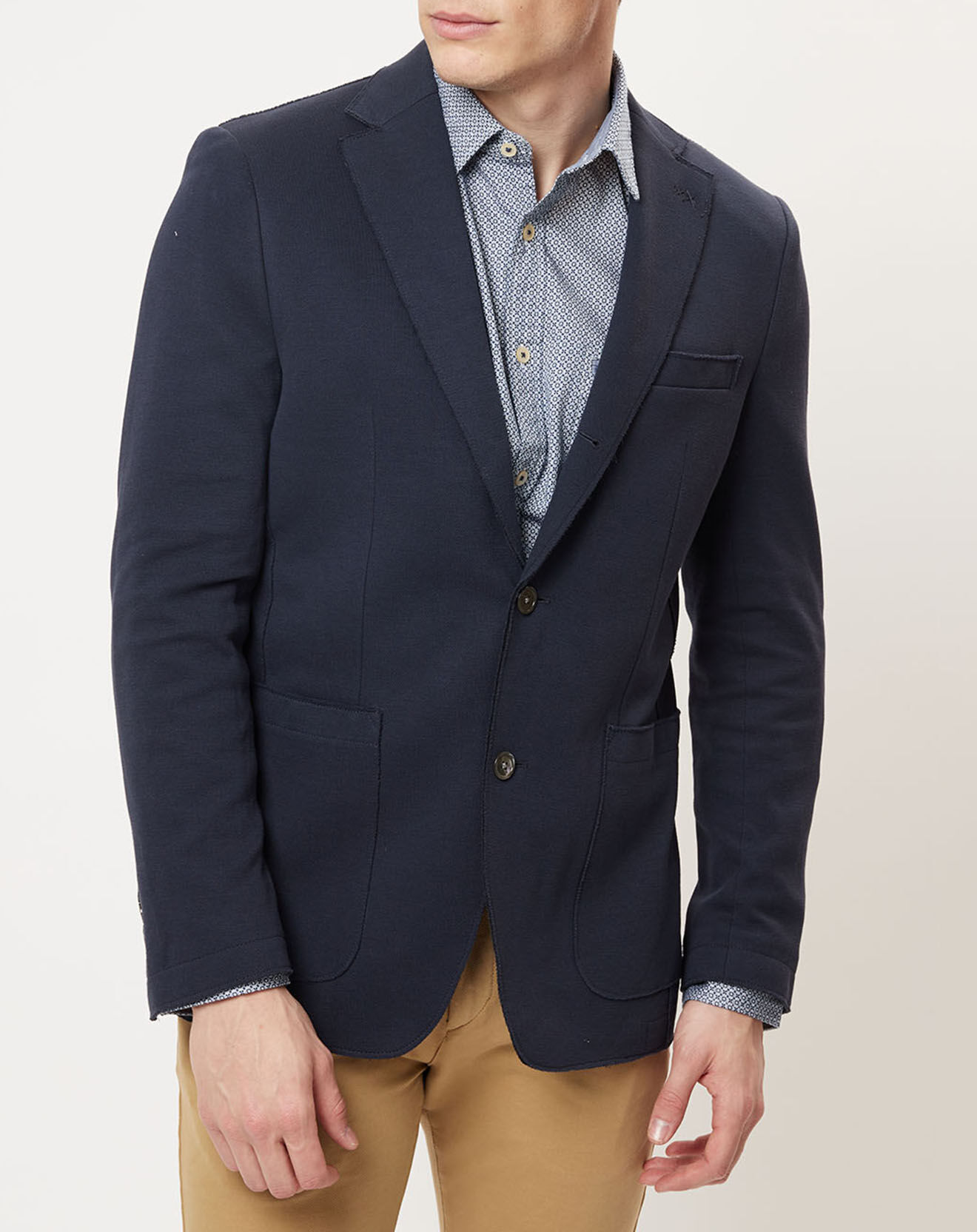 Marc O'Polo Veste en jersey regular fit bleu marine