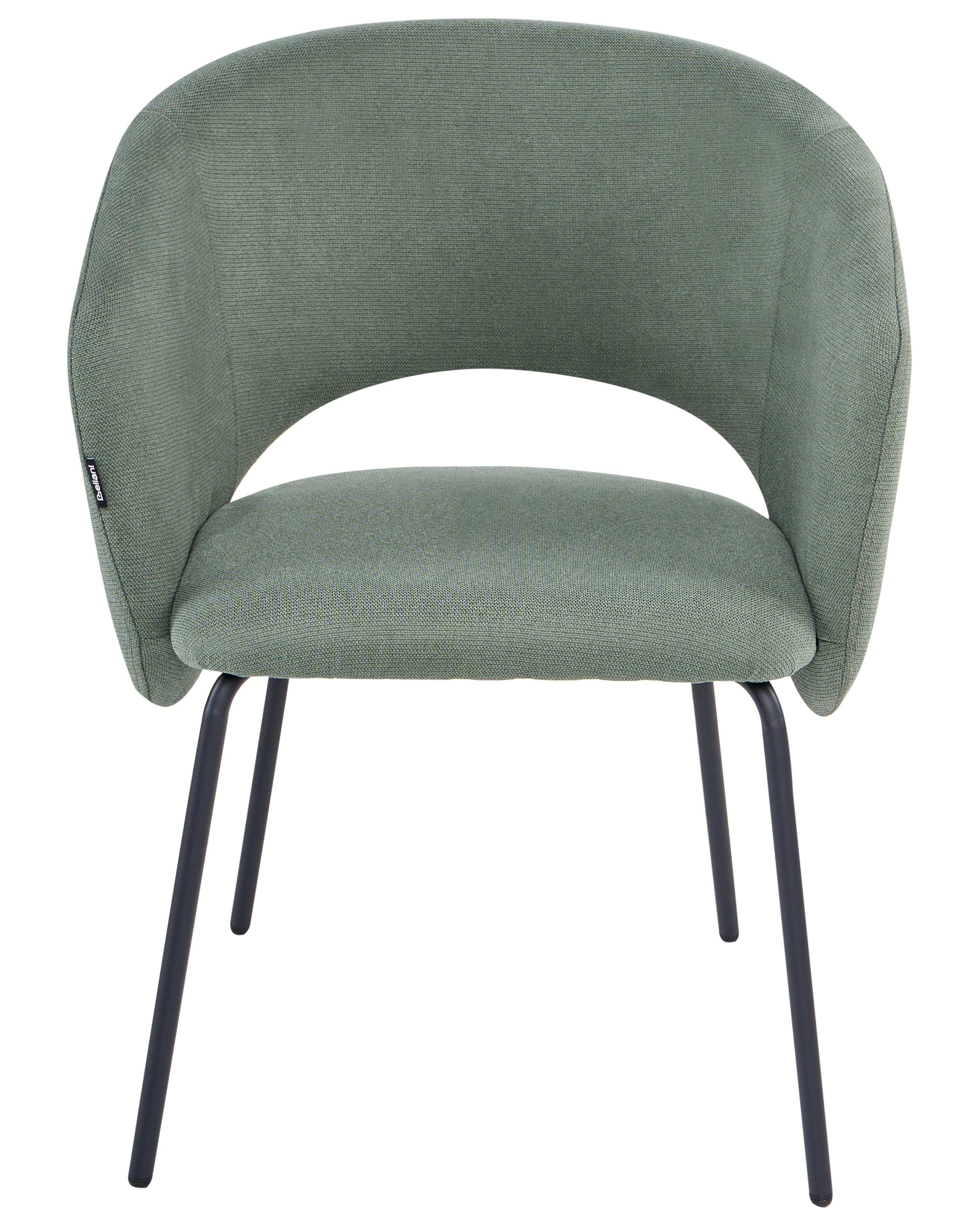 Set van 2 eetkamerstoelen BLAKELY Stof Lichtgroen