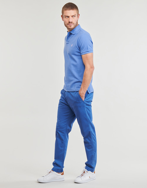 Polo Ralph Lauren - POLO COUPE DROITE EN COTON BASIC MESH Azul / Celeste / New / Azul