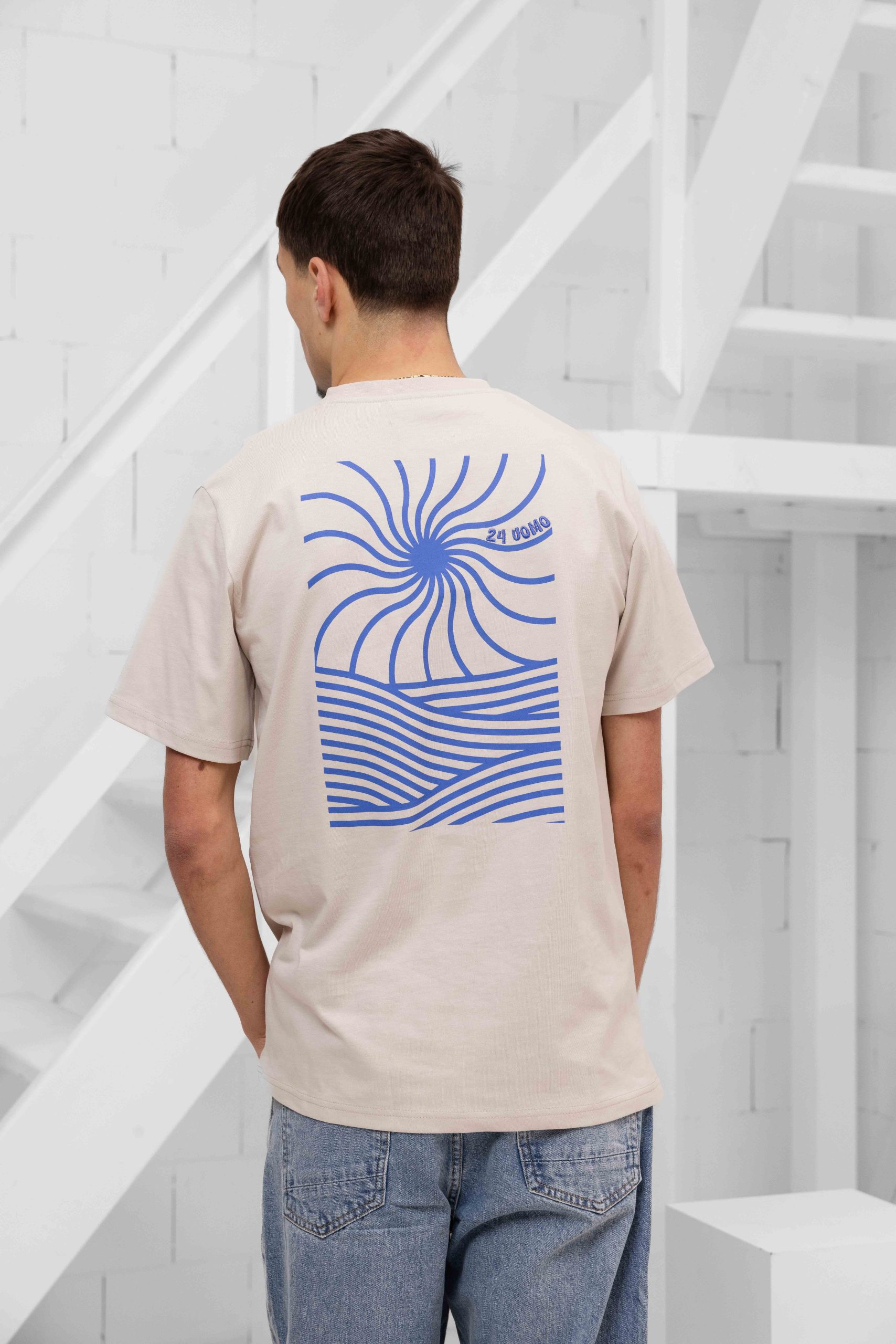 24 Uomo Sunny T-Shirt Heren Bruin