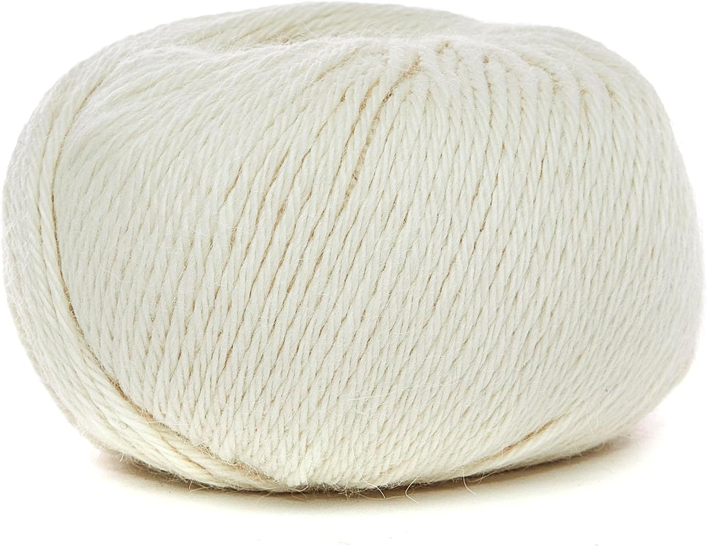 (175m) Strick Garn Alpaka Wolle DIY Mercerie Zubehör zum Häkeln / Stricken - Weiss