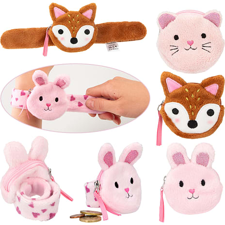 Princess Mimi plysarmbånd m. pung – flere varianter – assorteret
