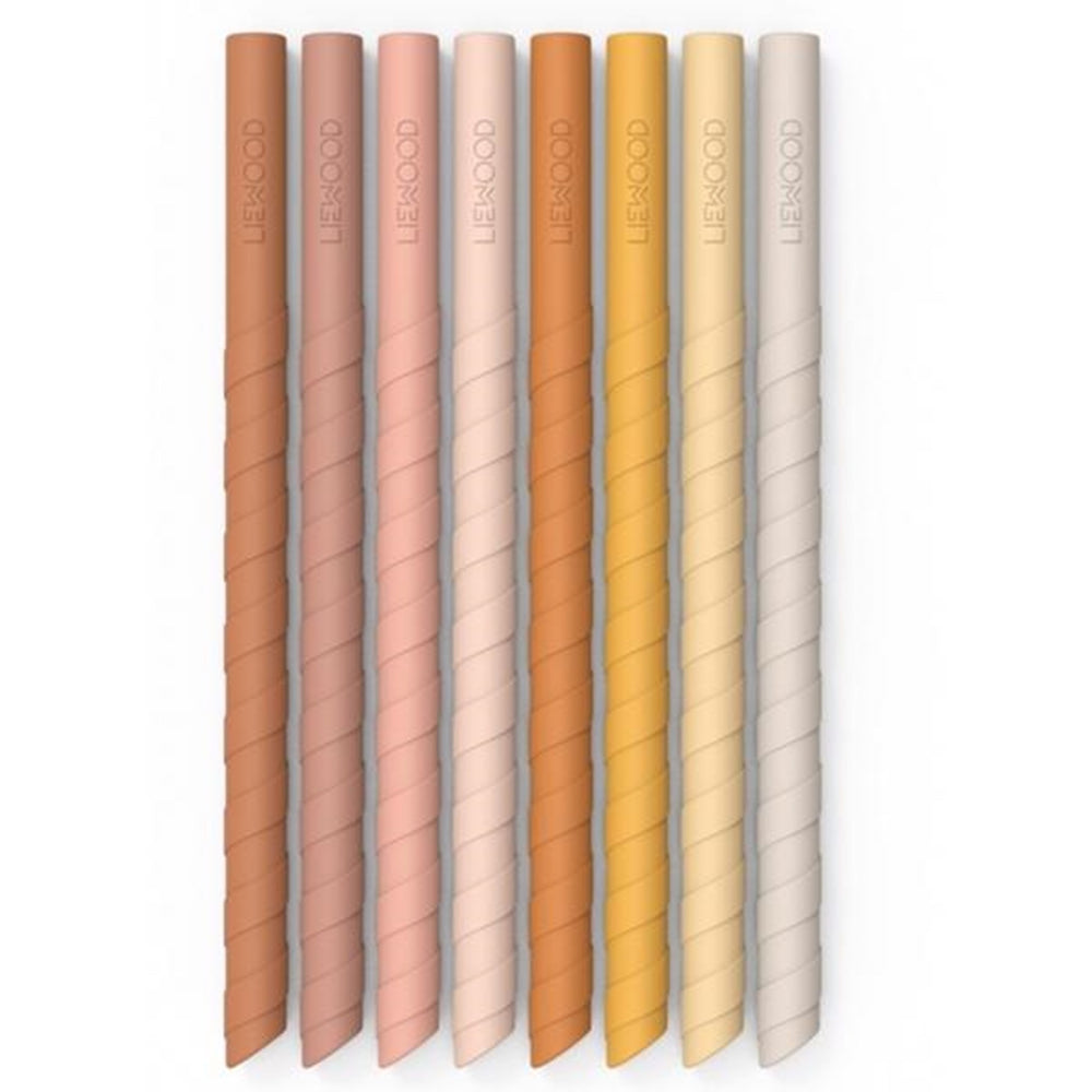 Zoe Sugerør 8-Pack Rose Multi Mix - LieWood