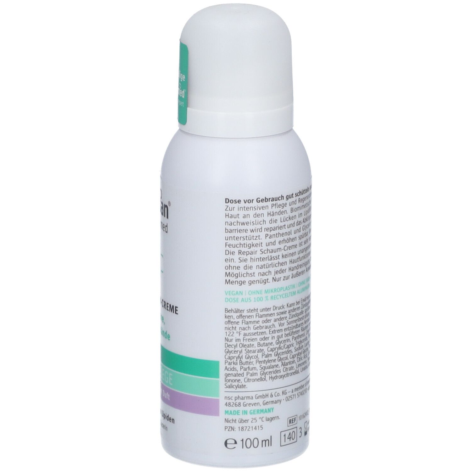 Allpresan Derma med HAND INTENSIVPFLEGE  Repair Schaum-Creme