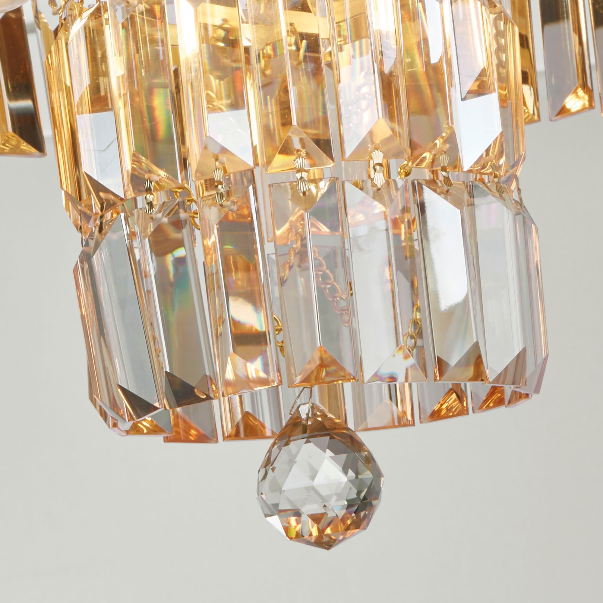 Plafondlamp 61321-4SB Empire ⌀34  x H33 cm