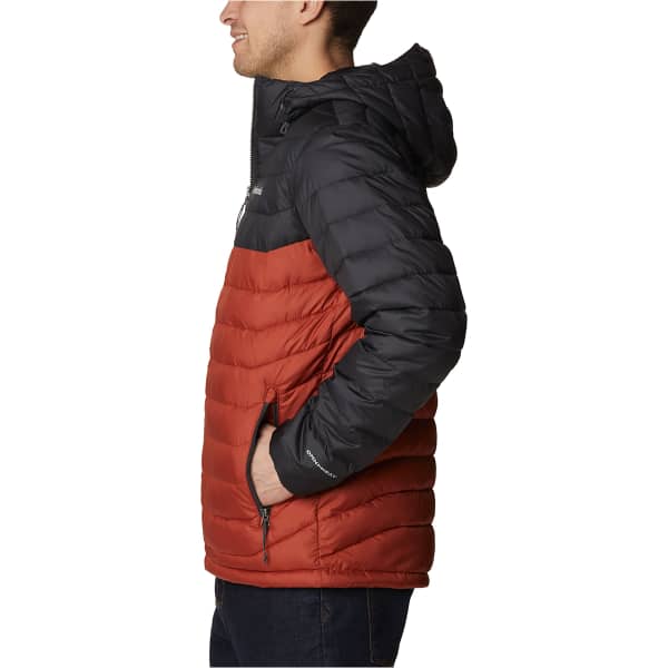 Doudoune randonnée COLUMBIA POWDER LITE HOODED JKT WARP RED/SHARK