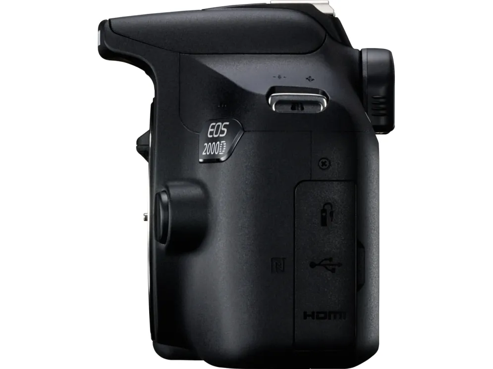 Canon EOS 2000D - Digitalkamera - SLR - 24.1 MP - APS-C - 1080p / 30 fps - kun kamerahus - Wi-Fi, NFC