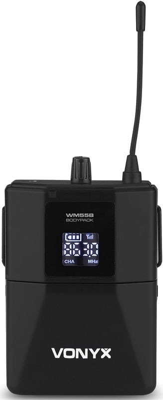 Vonyx - WM55B - Draadloze Headset Microfoon - UHF - Plug & Play